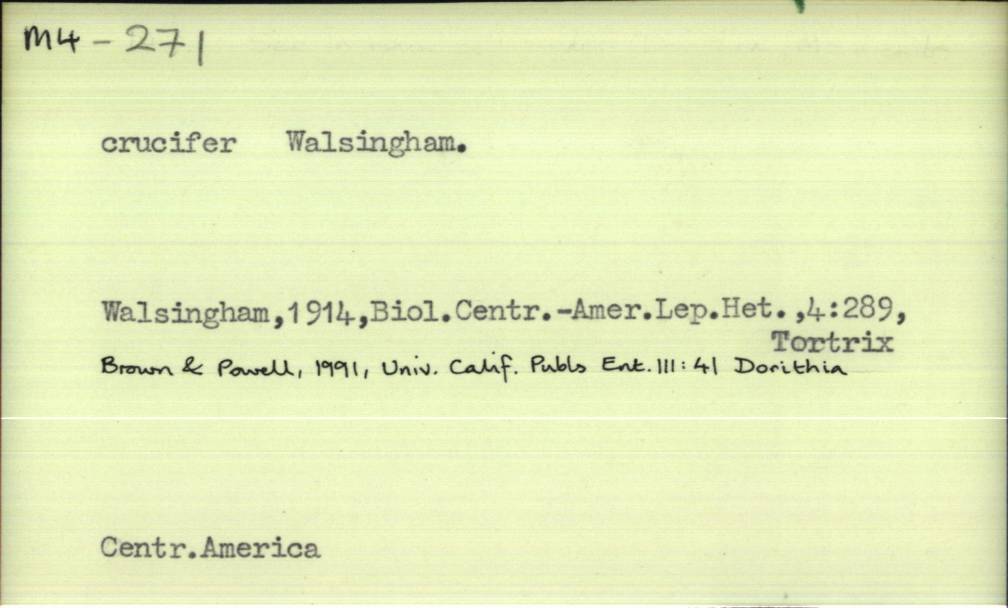 front of card